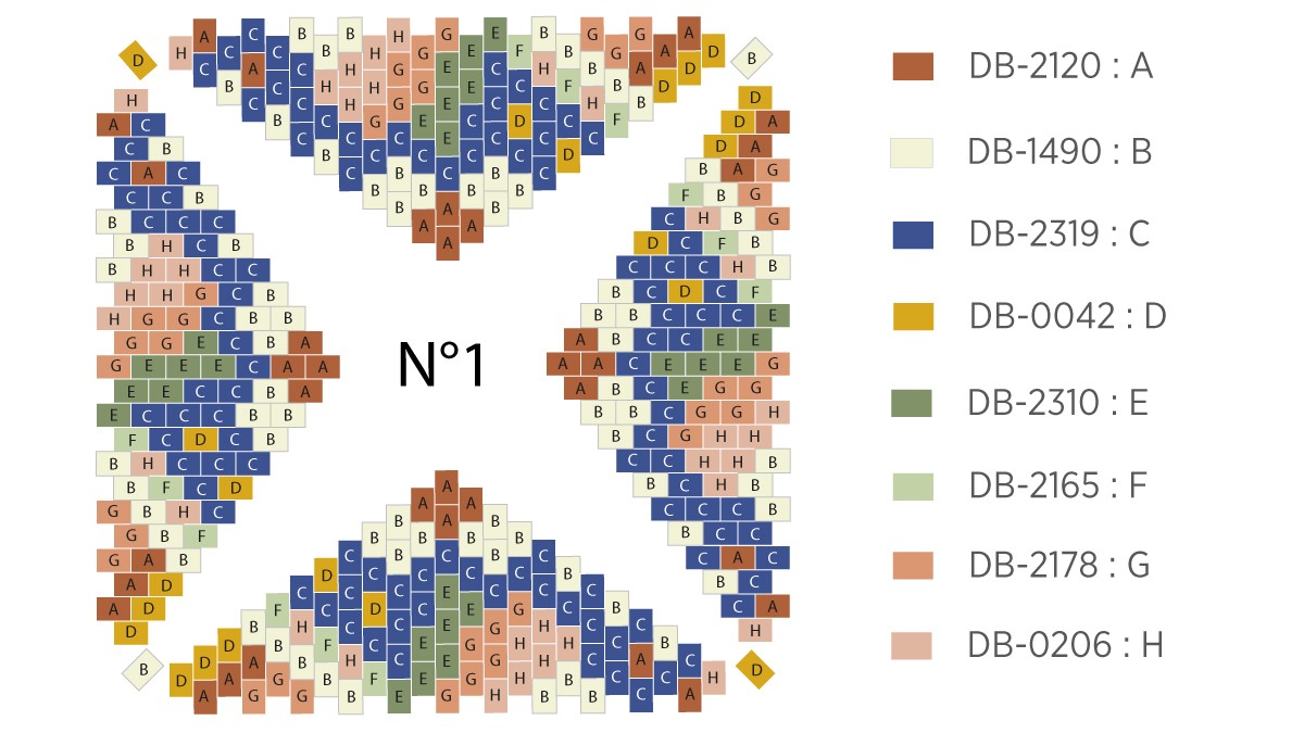 Carta stellare Miyuki 3D in Peyote circolare : Tappa 1 Carta stellare Miyuki 3D in Peyote circolare : Tappa 1