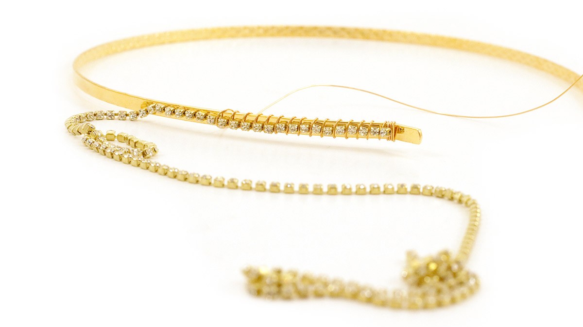 Cerchietto fai da te con PureCrystal : Tappa 4 Cerchietto fai da te con PureCrystal : Tappa 4