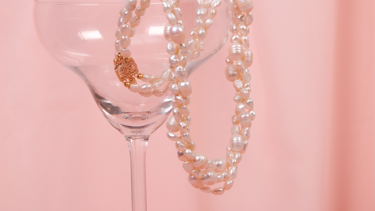 Schema Collana di perle d'acqua dolce fai da te per matrimoni o feste Schema Collana di perle d'acqua dolce fai da te per matrimoni o feste