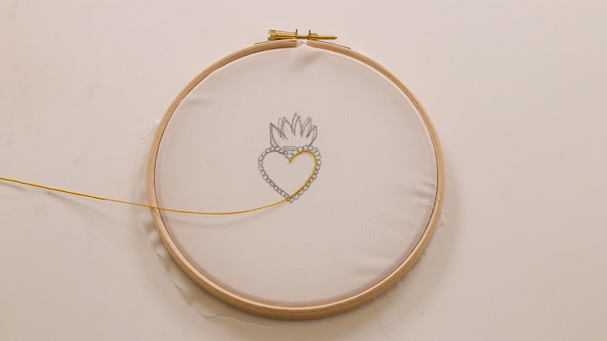 Spilla Tuto cannetille ex-voto : Tappa 2 Spilla Tuto cannetille ex-voto : Tappa 2