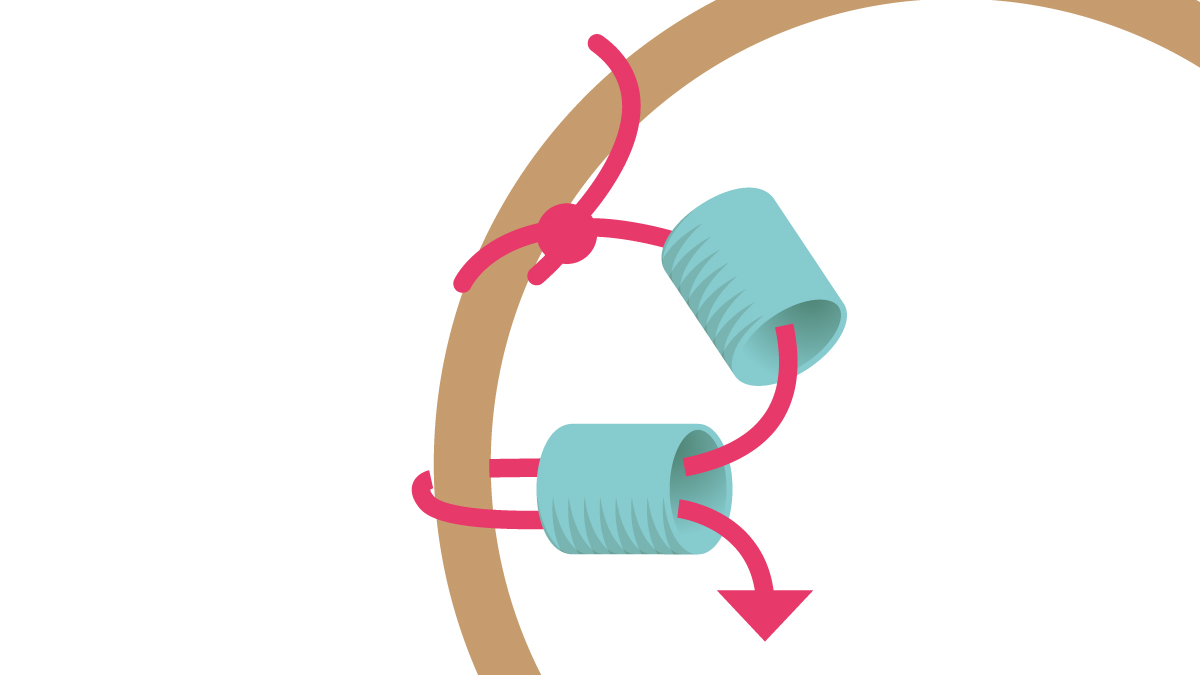 Collana Miyuki con ciondolo rotondo Brick Stitch : Tappa 1 Collana Miyuki con ciondolo rotondo Brick Stitch : Tappa 1