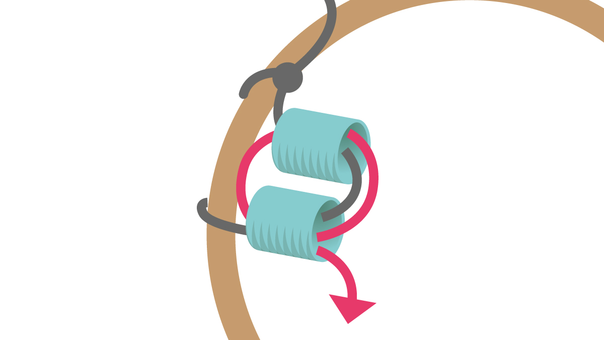 Collana Miyuki con ciondolo rotondo Brick Stitch : Tappa 2 Collana Miyuki con ciondolo rotondo Brick Stitch : Tappa 2