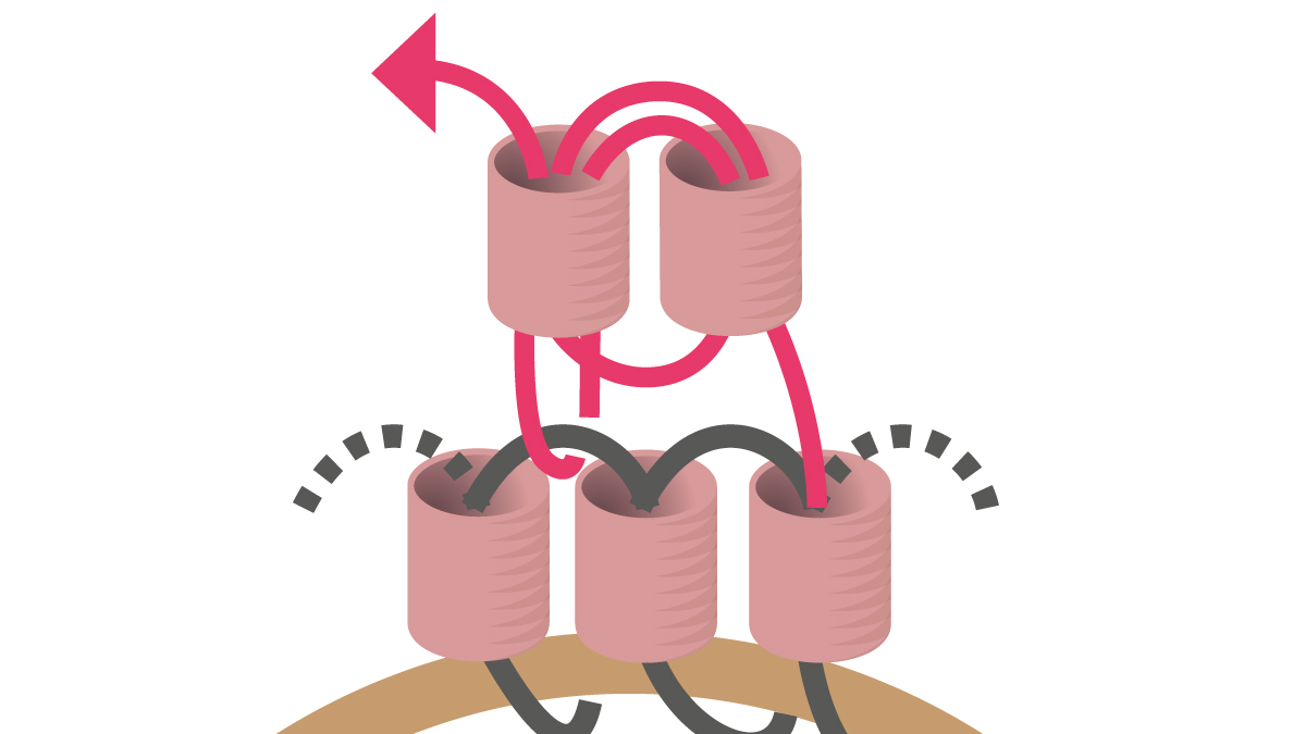 Collana Miyuki con ciondolo rotondo Brick Stitch : Tappa 8 Collana Miyuki con ciondolo rotondo Brick Stitch : Tappa 8