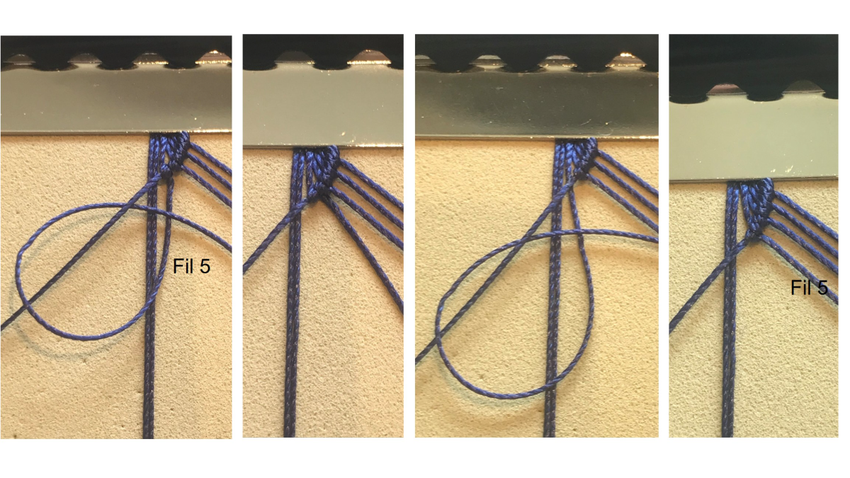 Bracciale da uomo in micro macramè : Tappa 6 Bracciale da uomo in micro macramè : Tappa 6