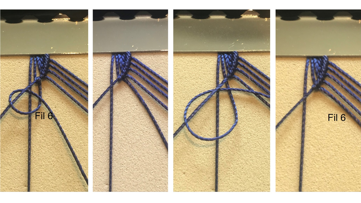 Bracciale da uomo in micro macramè : Tappa 7 Bracciale da uomo in micro macramè : Tappa 7