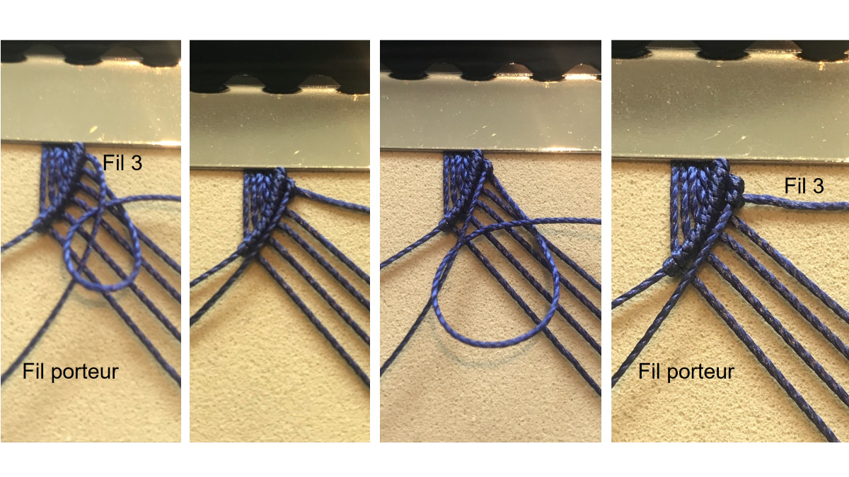 Bracciale da uomo in micro macramè : Tappa 10 Bracciale da uomo in micro macramè : Tappa 10