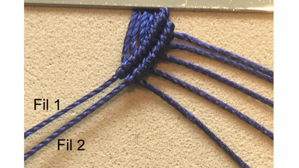 Bracciale da uomo in micro macramè : Tappa 11 Bracciale da uomo in micro macramè : Tappa 11