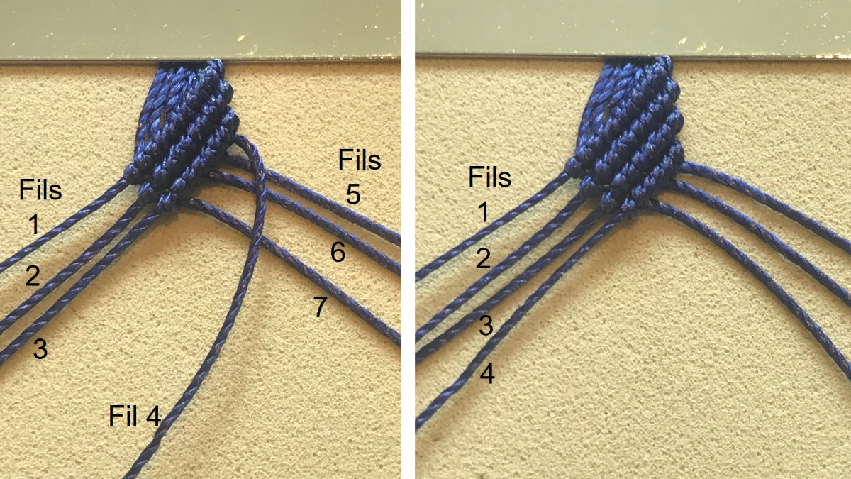 Bracciale da uomo in micro macramè : Tappa 13 Bracciale da uomo in micro macramè : Tappa 13