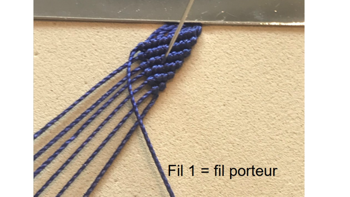 Bracciale da uomo in micro macramè : Tappa 16 Bracciale da uomo in micro macramè : Tappa 16