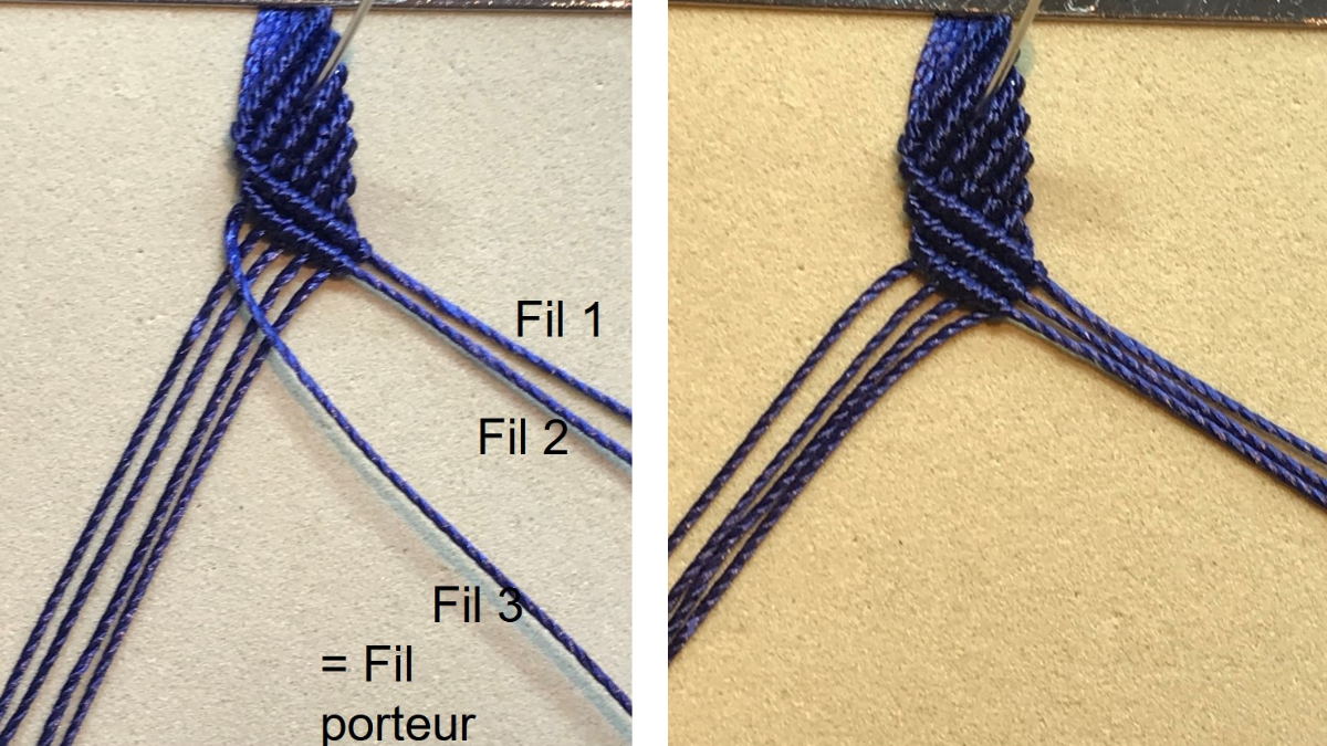 Bracciale da uomo in micro macramè : Tappa 21 Bracciale da uomo in micro macramè : Tappa 21