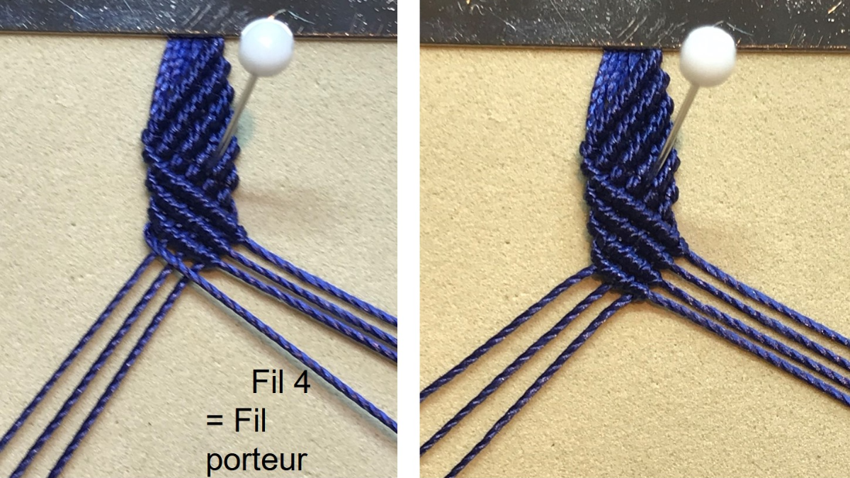 Bracciale da uomo in micro macramè : Tappa 22 Bracciale da uomo in micro macramè : Tappa 22