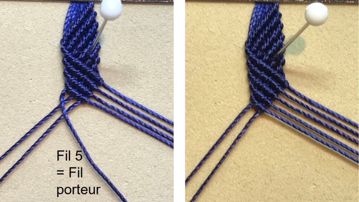 Bracciale da uomo in micro macramè : Tappa 23 Bracciale da uomo in micro macramè : Tappa 23