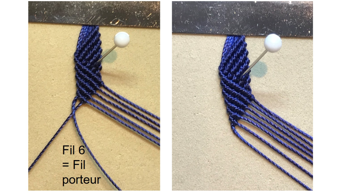 Bracciale da uomo in micro macramè : Tappa 24 Bracciale da uomo in micro macramè : Tappa 24