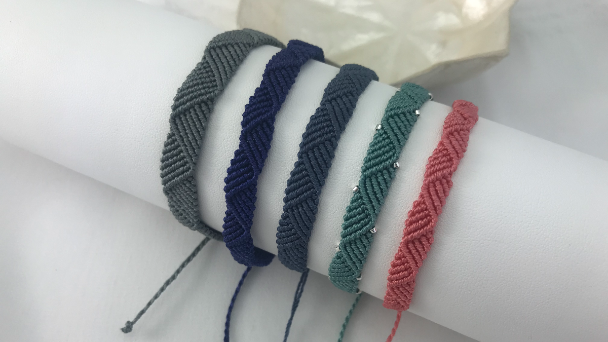 Bracciale da uomo in micro macramè : Tappa 35 Bracciale da uomo in micro macramè : Tappa 35