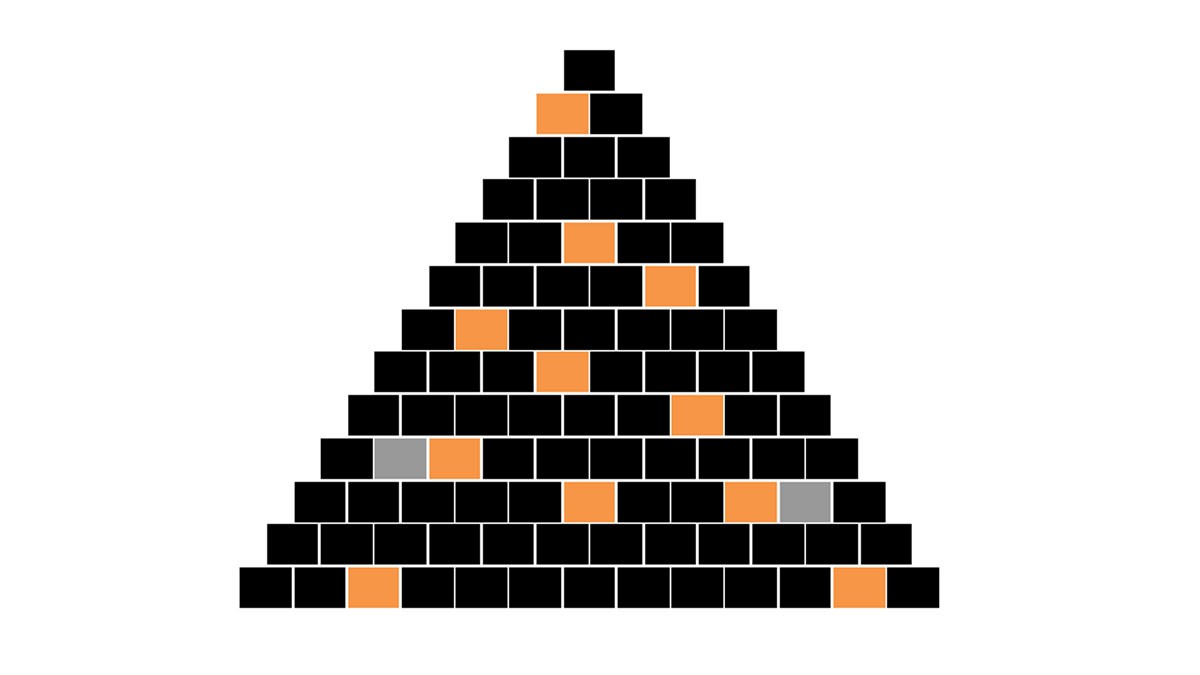 Orecchini con albero di Natale a punto mattone : Tappa 10 Orecchini con albero di Natale a punto mattone : Tappa 10