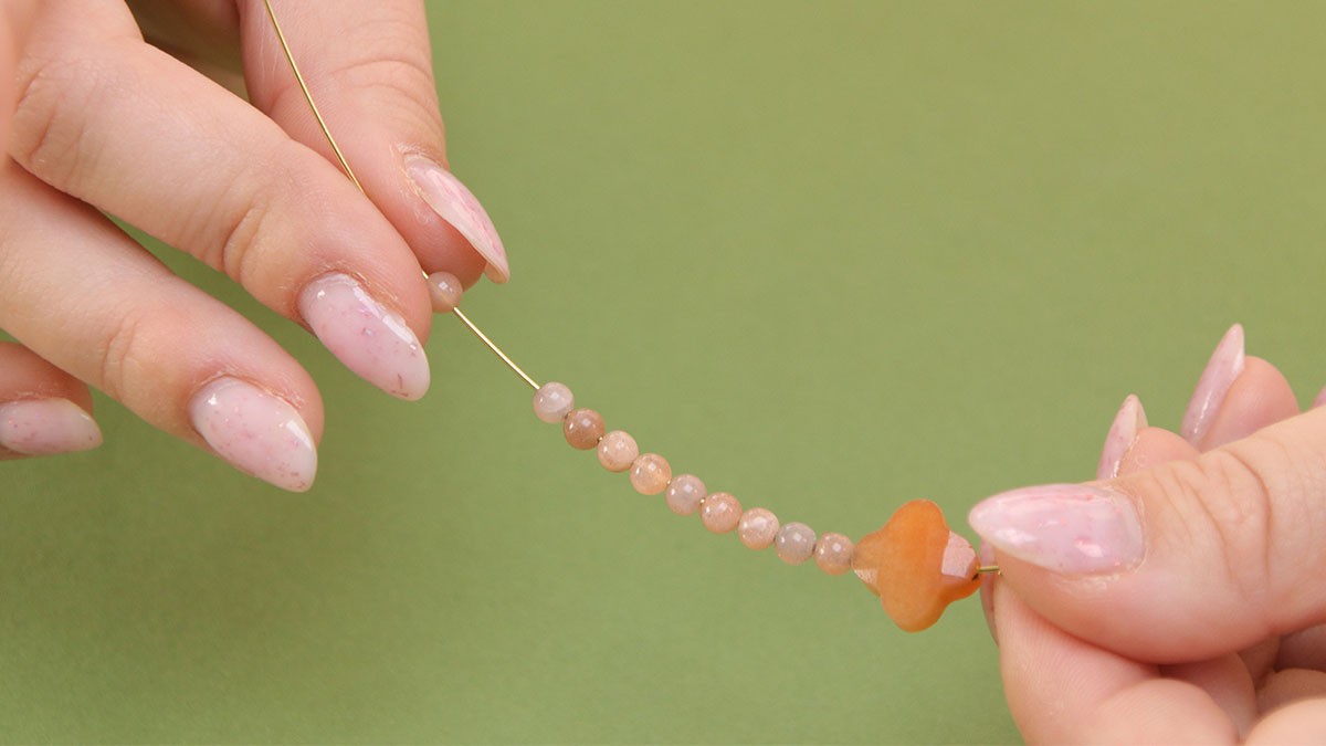 Orecchini pendenti in pietra naturale : Tappa 2 Orecchini pendenti in pietra naturale : Tappa 2