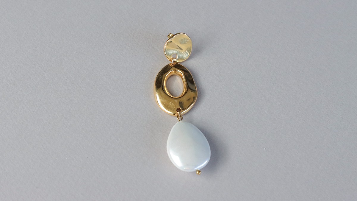 Gioielli a bolle - Bracciale a maglie e orecchini asimmetrici : Tappa 2 Gioielli a bolle - Bracciale a maglie e orecchini asimmetrici : Tappa 2