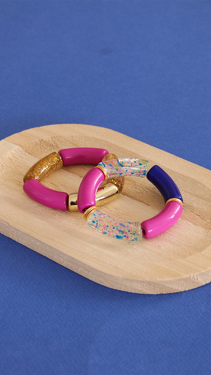 Schema Bracciali a tubo colorati Schema Bracciali a tubo colorati