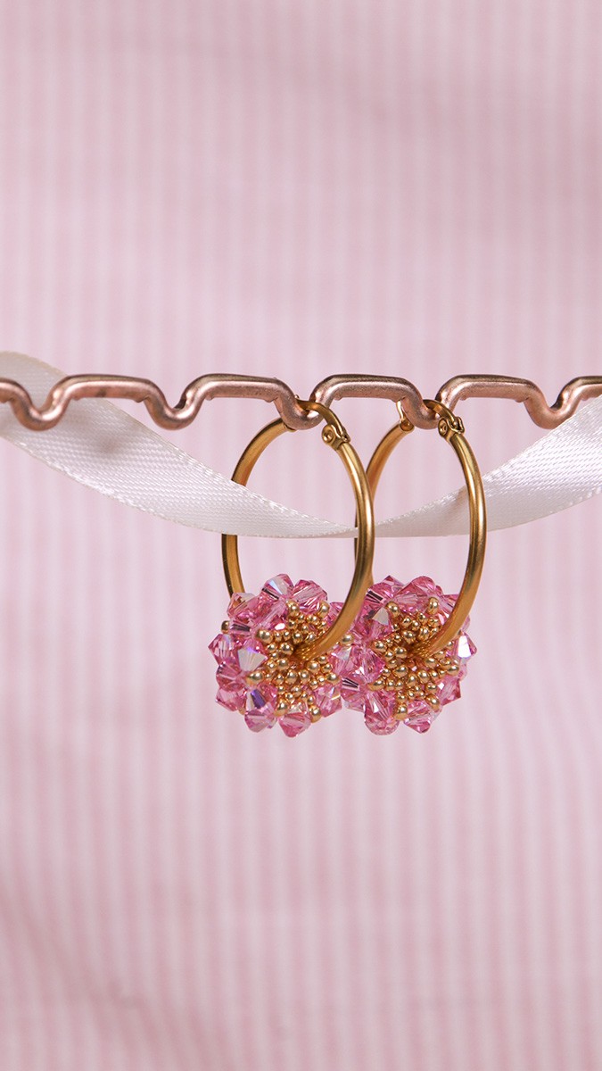 Schema Orecchini creoli con tamburo di perle tutorial Schema Orecchini creoli con tamburo di perle tutorial