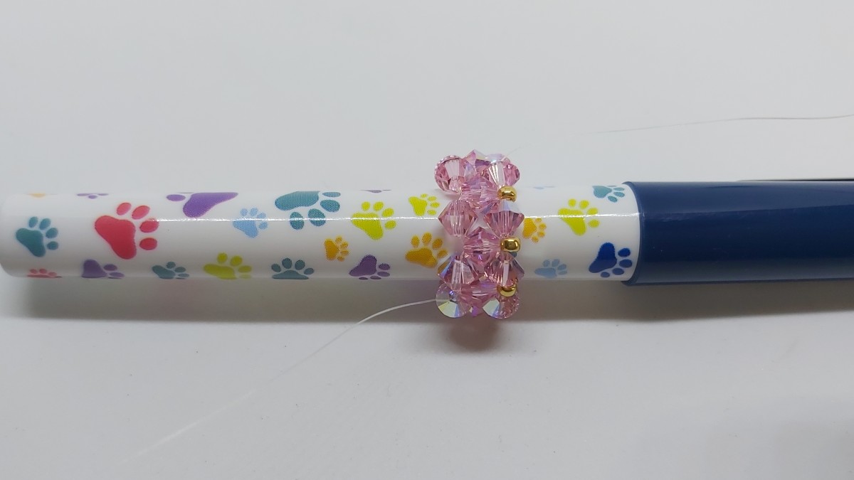 Orecchini creoli con tamburo di perle tutorial : Tappa 5 Orecchini creoli con tamburo di perle tutorial : Tappa 5