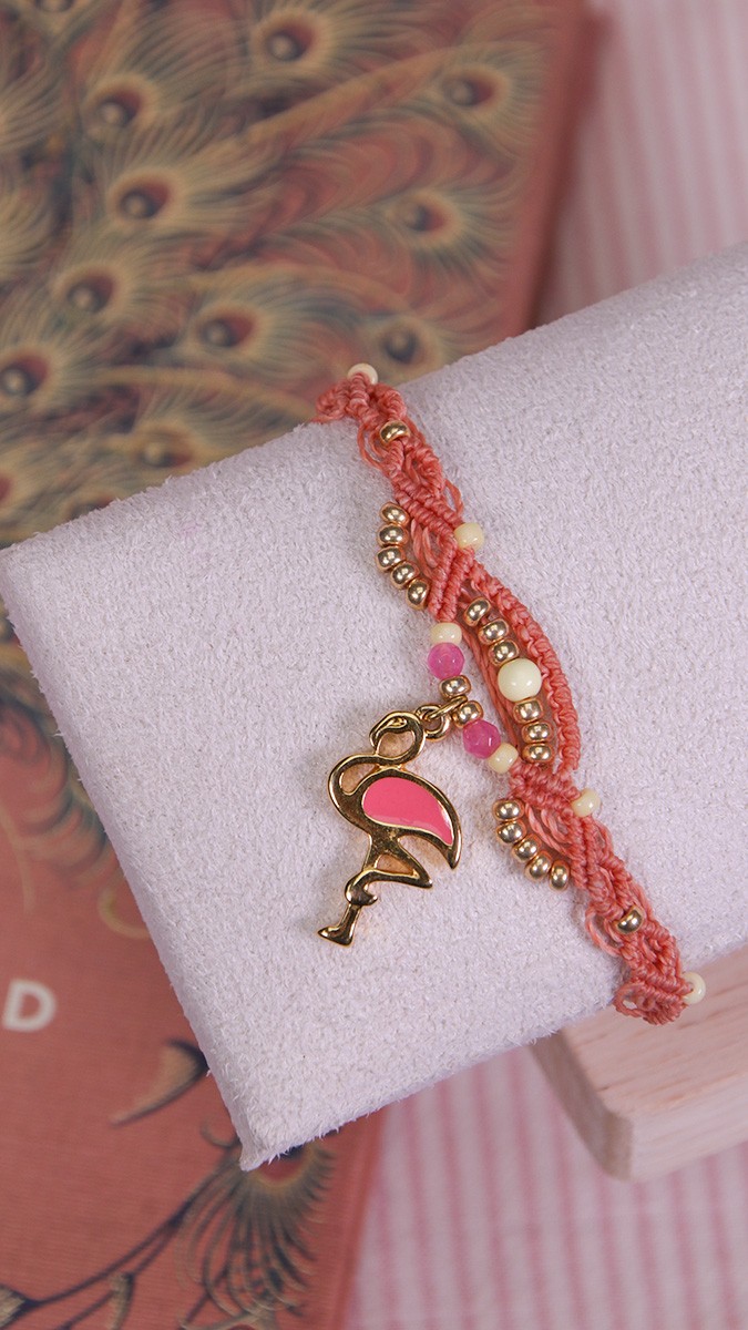 Schema Bracciale estivo in micro-macramè Schema Bracciale estivo in micro-macramè