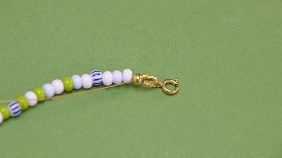 Bracciale duo madre-figlia in perle di semi : Tappa 4 Bracciale duo madre-figlia in perle di semi : Tappa 4