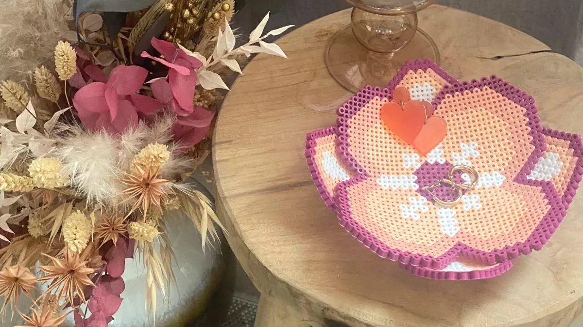 Schema Piatto di gioielli in perle HAMA Schema Piatto di gioielli in perle HAMA