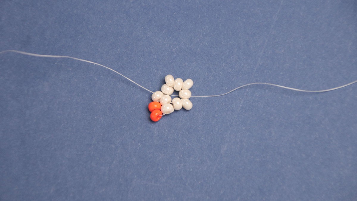 Orecchini pendenti a forma di stella marina : Tappa 5 Orecchini pendenti a forma di stella marina : Tappa 5