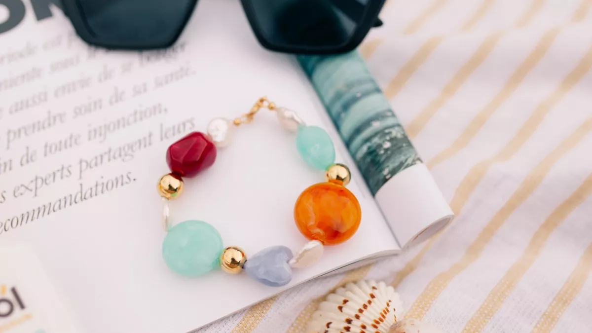 Bracciale vintage con perle Bracciale vintage con perle