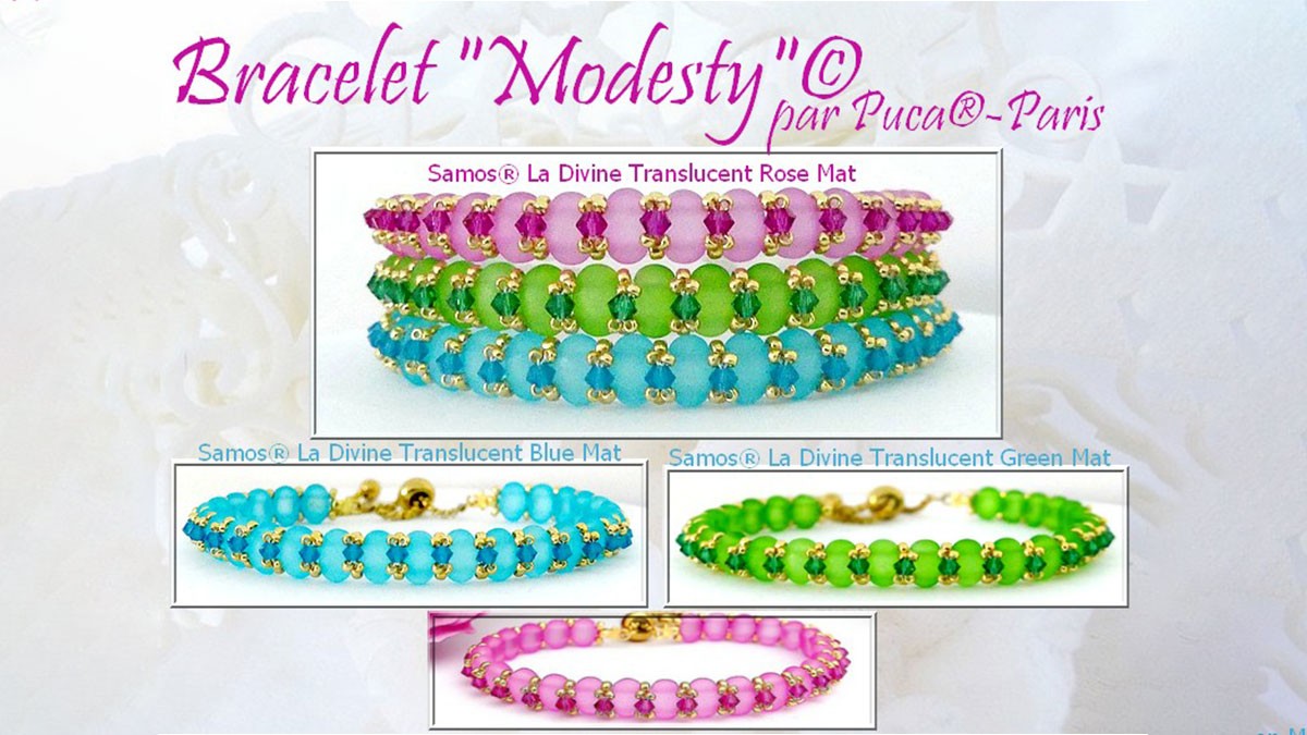 Bracciale modesto con Samos® di Puca® Bracciale modesto con Samos® di Puca®