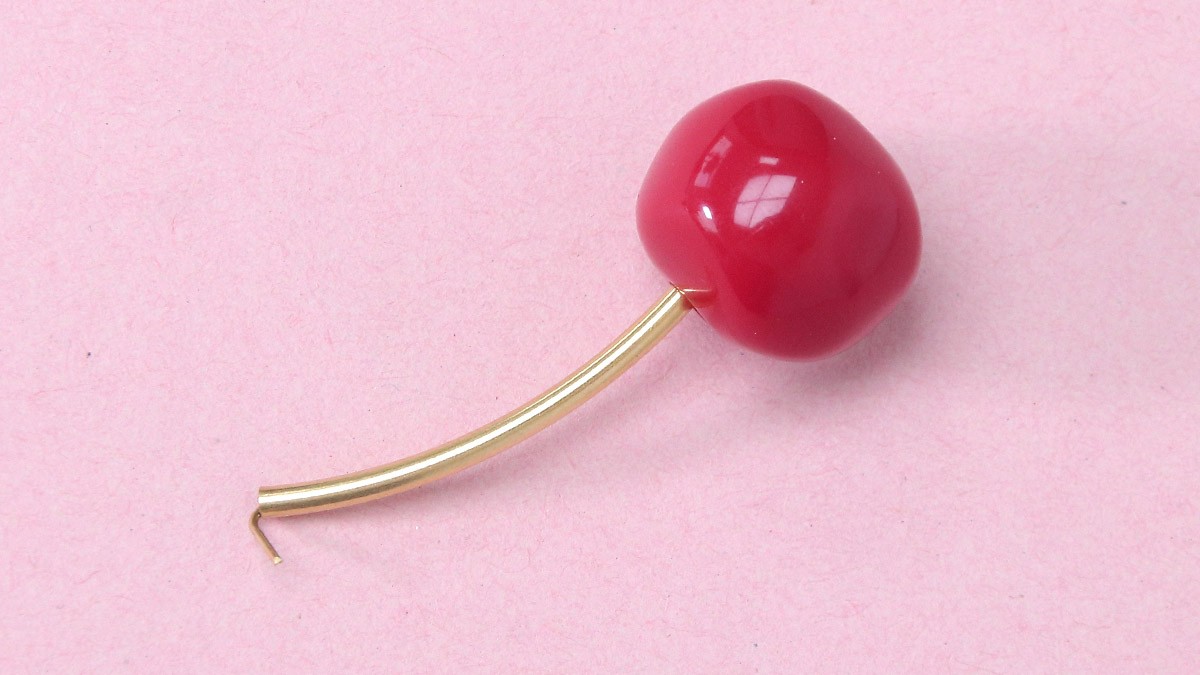 Orecchini di perle Cherry easy : Tappa 2 Orecchini di perle Cherry easy : Tappa 2