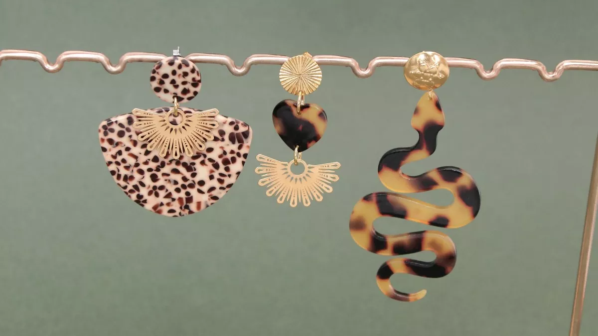 Schema Orecchini leopardati Schema Orecchini leopardati