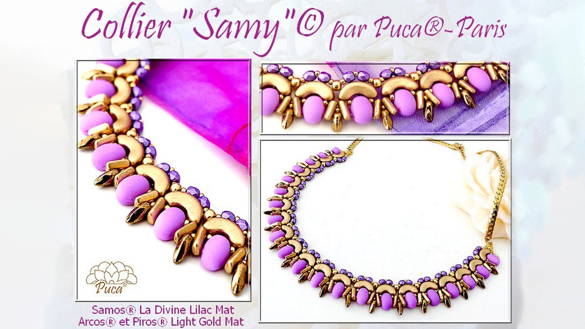 Collana Samy con perle di Samos di Puca®, Francia Collana Samy con perle di Samos di Puca®, Francia
