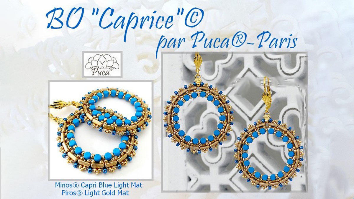 Orecchini Caprice con perline Minos by Puca Orecchini Caprice con perline Minos by Puca