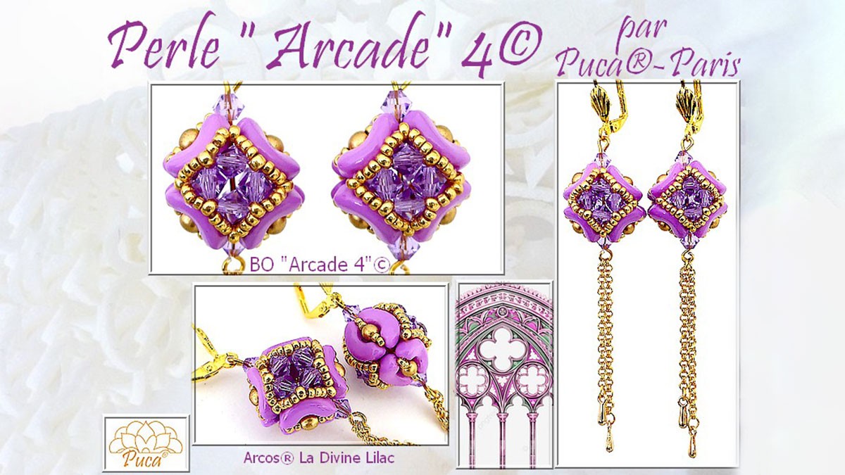 Boucles d'oreilles Arcade 4 par Puca® Boucles d'oreilles Arcade 4 par Puca®