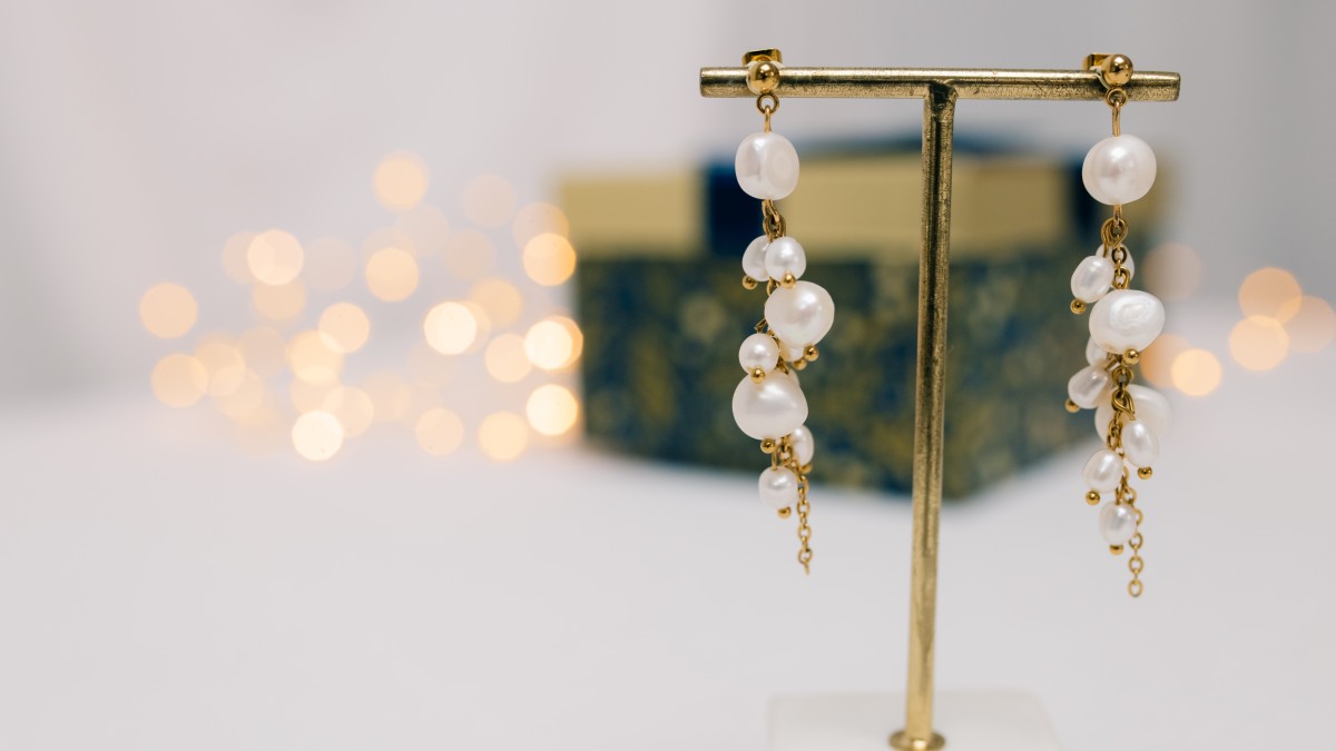 Schema Orecchini pendenti con perle d'acqua dolce Schema Orecchini pendenti con perle d'acqua dolce