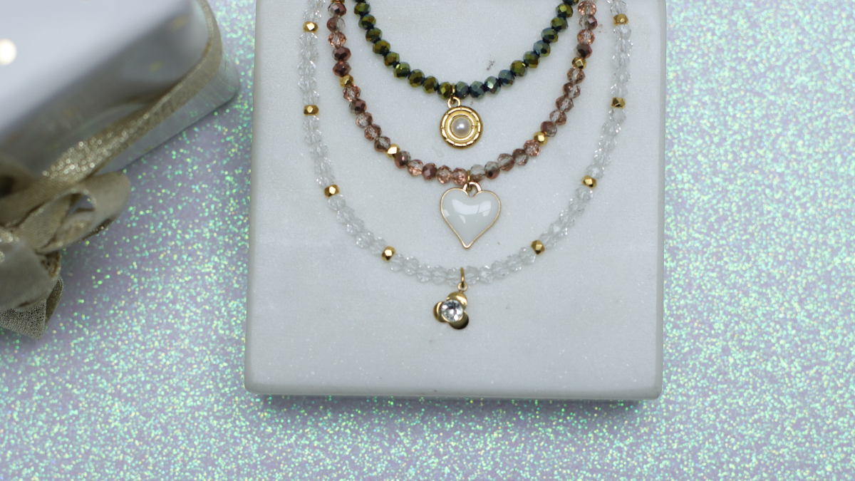 Bracciali di perle sfaccettate chic : Tappa 10 Bracciali di perle sfaccettate chic : Tappa 10