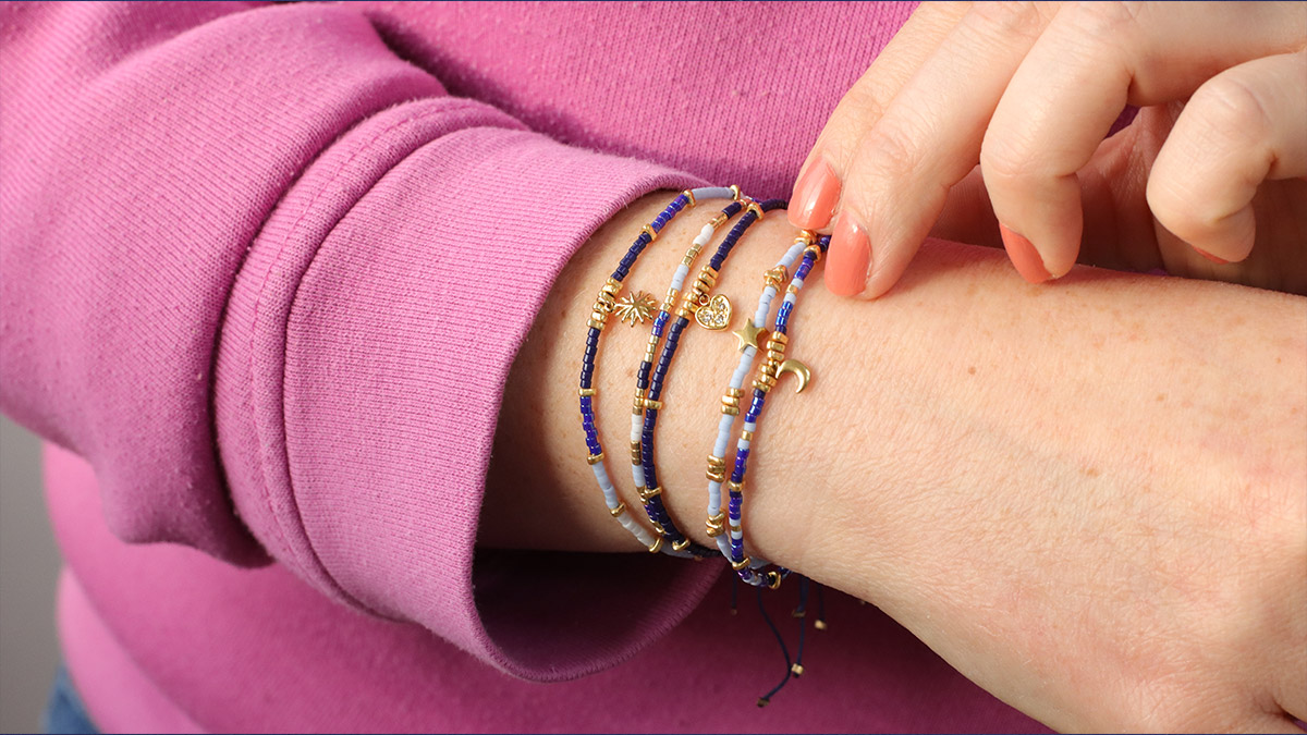 Schema Braccialetti di perle Miyuki molto facili con chiusura regolabile Schema Braccialetti di perle Miyuki molto facili con chiusura regolabile