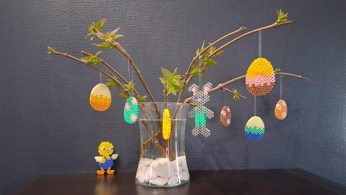Pasqua fai da te: creare una decorazione con le perle Hama Pasqua fai da te: creare una decorazione con le perle Hama