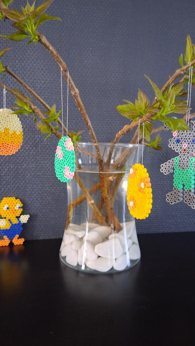 Schema Pasqua fai da te: creare una decorazione con le perle Hama Schema Pasqua fai da te: creare una decorazione con le perle Hama
