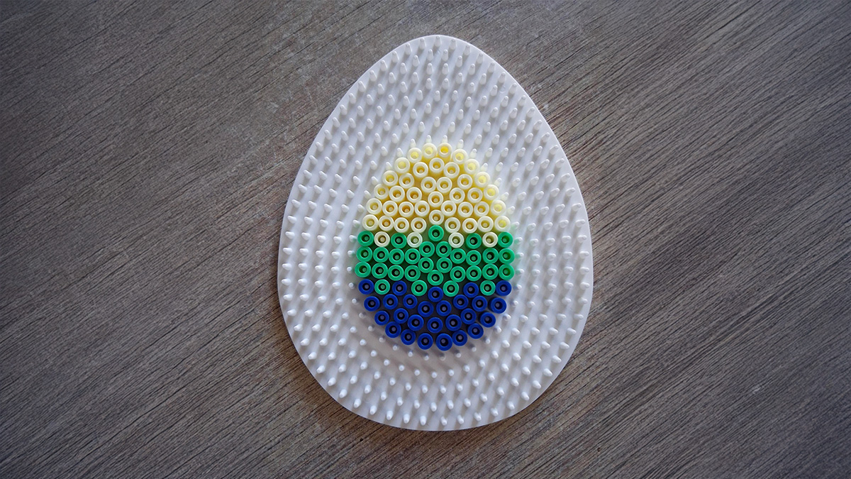 Pasqua fai da te: creare una decorazione con le perle Hama : Tappa 2 Pasqua fai da te: creare una decorazione con le perle Hama : Tappa 2