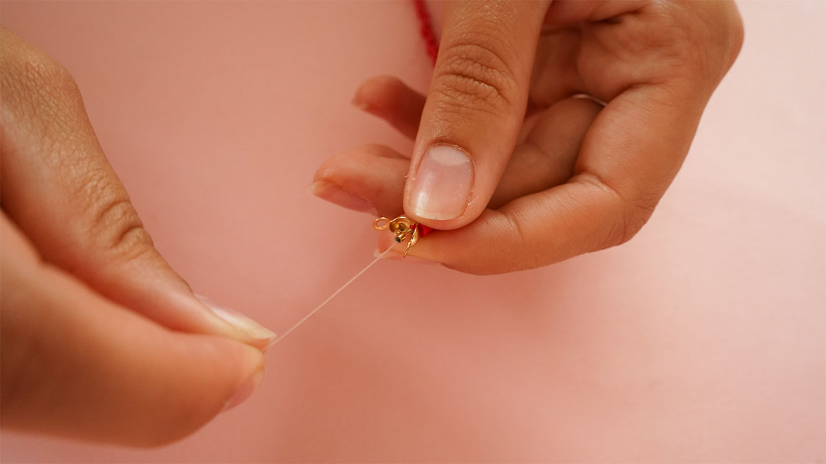 Bracciale di perle Miyuki Delica da legare : Tappa 2 Bracciale di perle Miyuki Delica da legare : Tappa 2