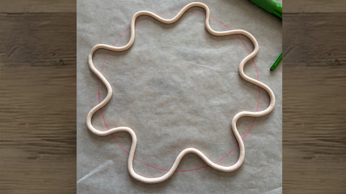 Specchio decorato in pasta polimerica di Cernit : Tappa 2 Specchio decorato in pasta polimerica di Cernit : Tappa 2