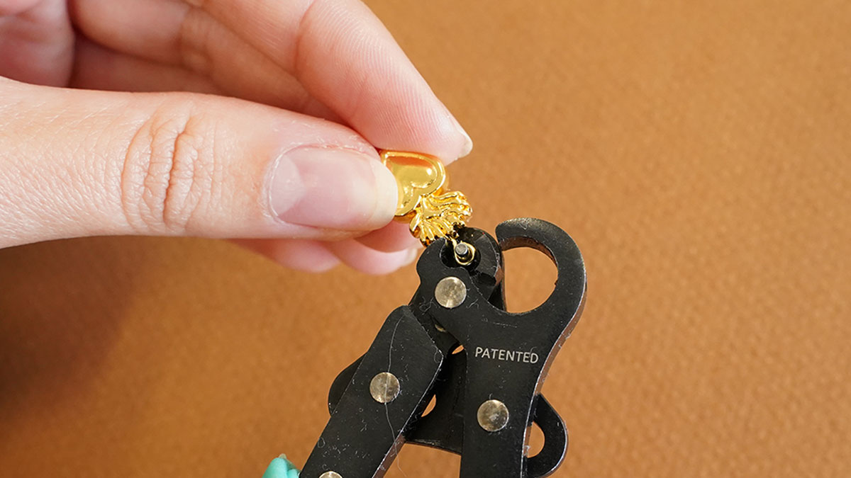 Bracciale a cuore ex voto : Tappa 3 Bracciale a cuore ex voto : Tappa 3