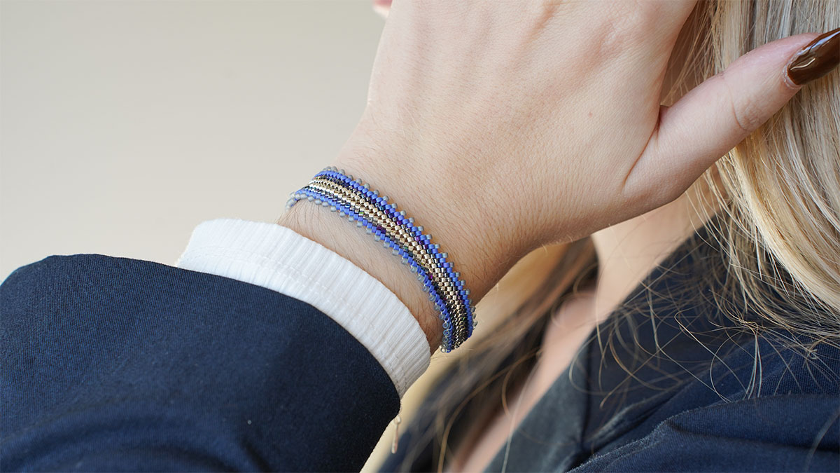 Schema Bracciale peyote a spina di pesce Schema Bracciale peyote a spina di pesce