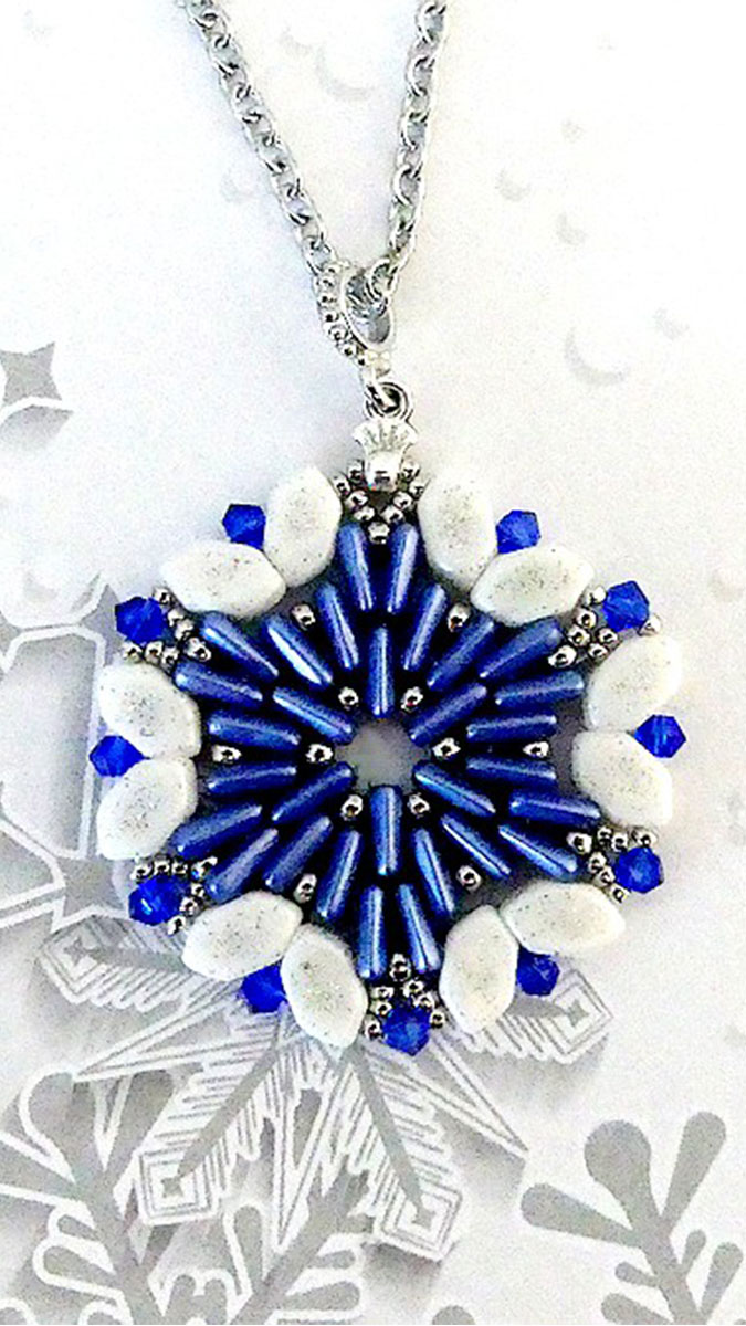 Schema Pendente Rose des Sables di Puca Schema Pendente Rose des Sables di Puca