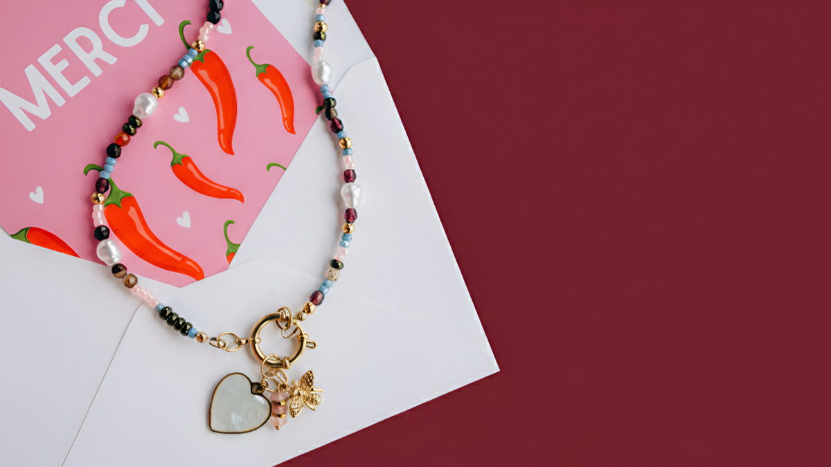 DIY Collana di perle in acciaio inossidabile, chiusura e pendente a forma di cuore DIY Collana di perle in acciaio inossidabile, chiusura e pendente a forma di cuore