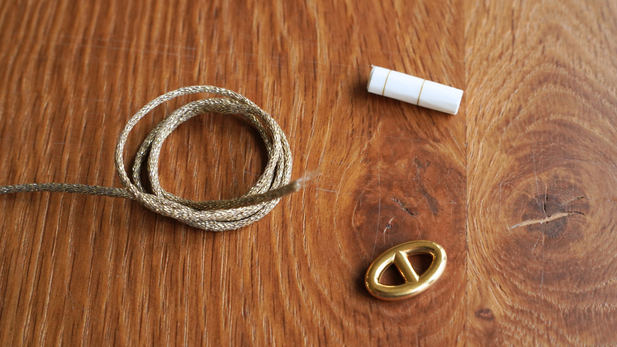 Duo di braccialetti in corda e rete navy : Tappa 2 Duo di braccialetti in corda e rete navy : Tappa 2