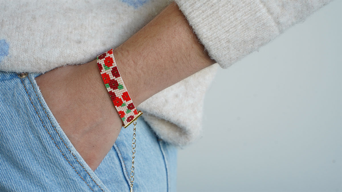 Polsino a molla sul telaio Polsino a molla sul telaio