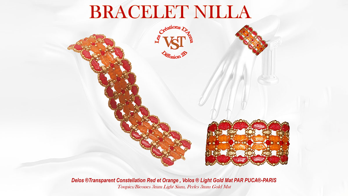 Bracciale Nilla di Les créations d'Anna Bracciale Nilla di Les créations d'Anna